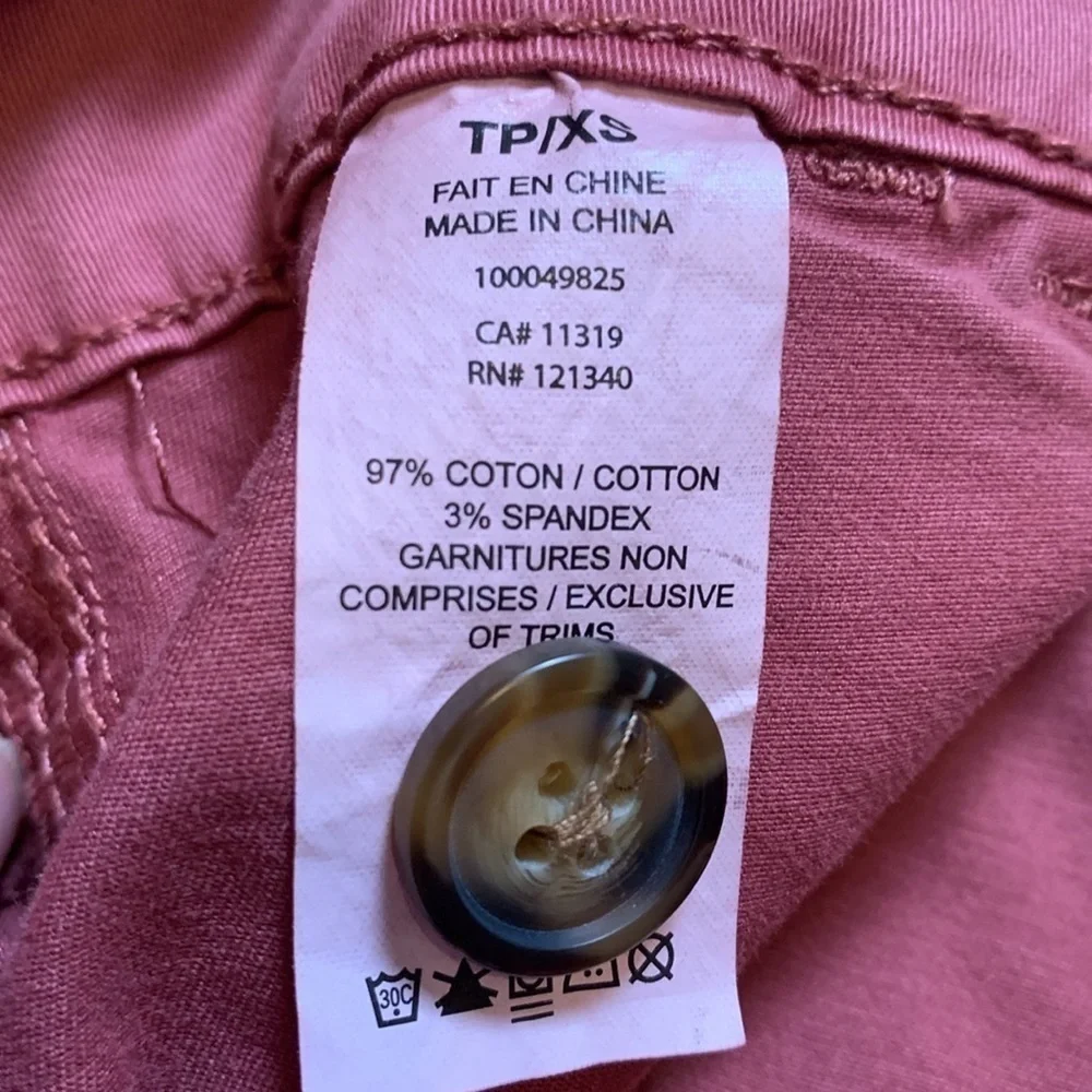 Garage Button Down Mauve Mini Skirt Women’s XS